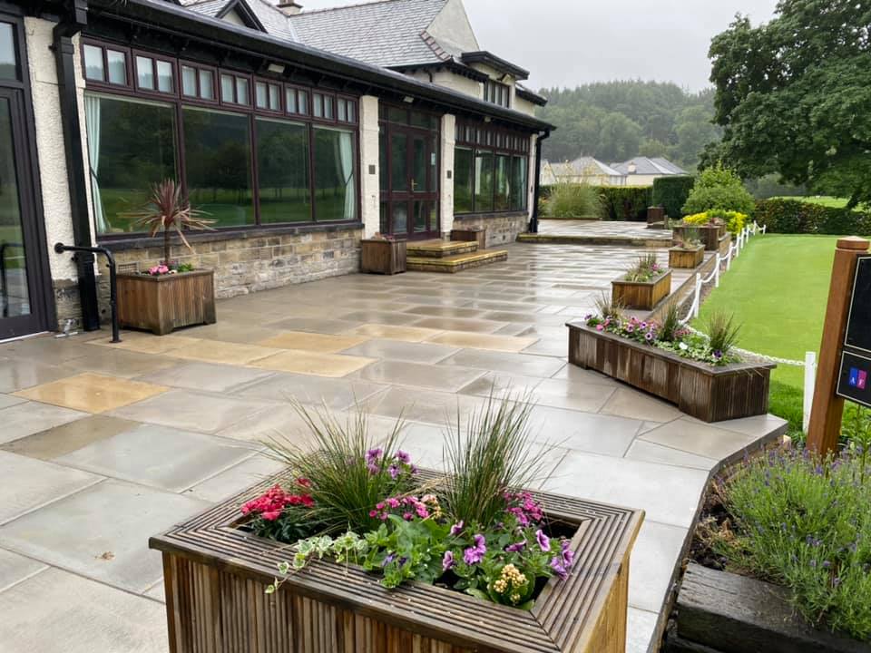 Diamond Developments - Ilkley builders and construction specialists - large patio